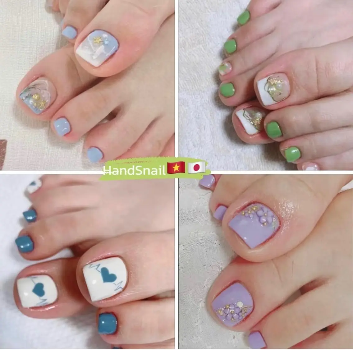 ネイル フットネイル HandSnail 座間ネイルサロンのネイルデザイン