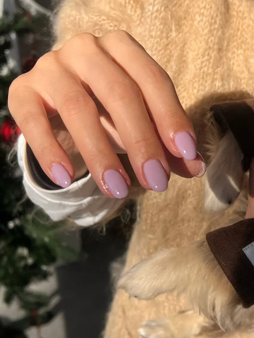 ネイル ワンカラーネイル シンプルネイル ハンドネイル butter flowerのネイルデザイン