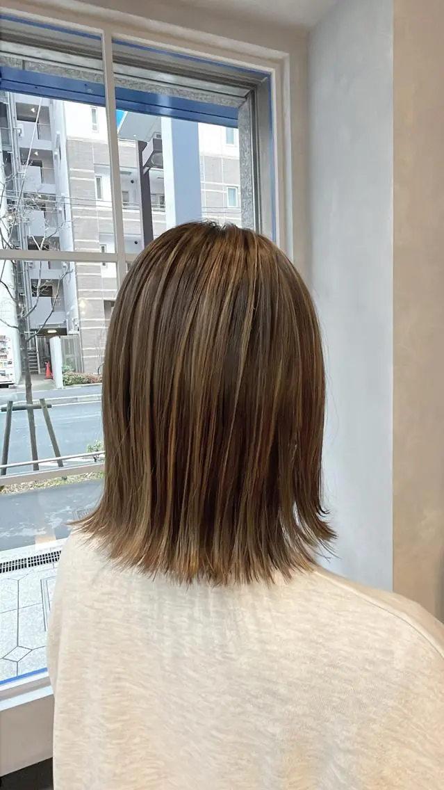 ✂️カット＋🌈ハイライト＋ベース💕の写真