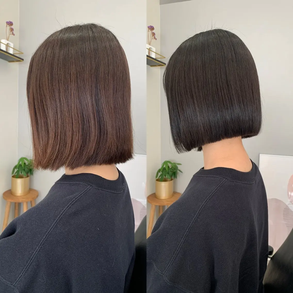 ショート ボブ カット ヘアカラー トリートメント en.桐山 晃彦のヘアスタイル