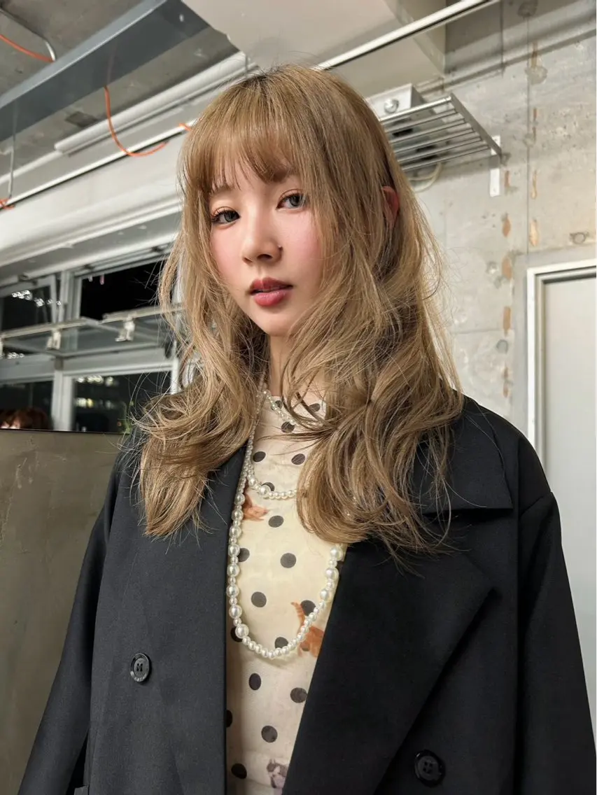 ロング カラー Tabuchi Mamiyaのヘアスタイル