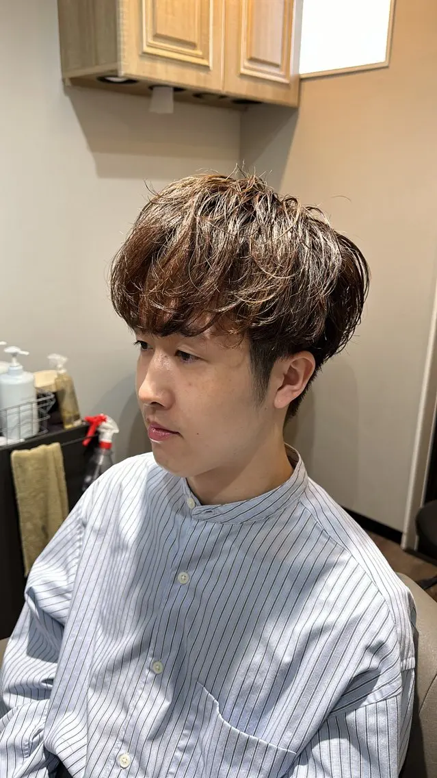 ショート パーマ メンズ メンズ専門 Ryukiのヘアスタイル
