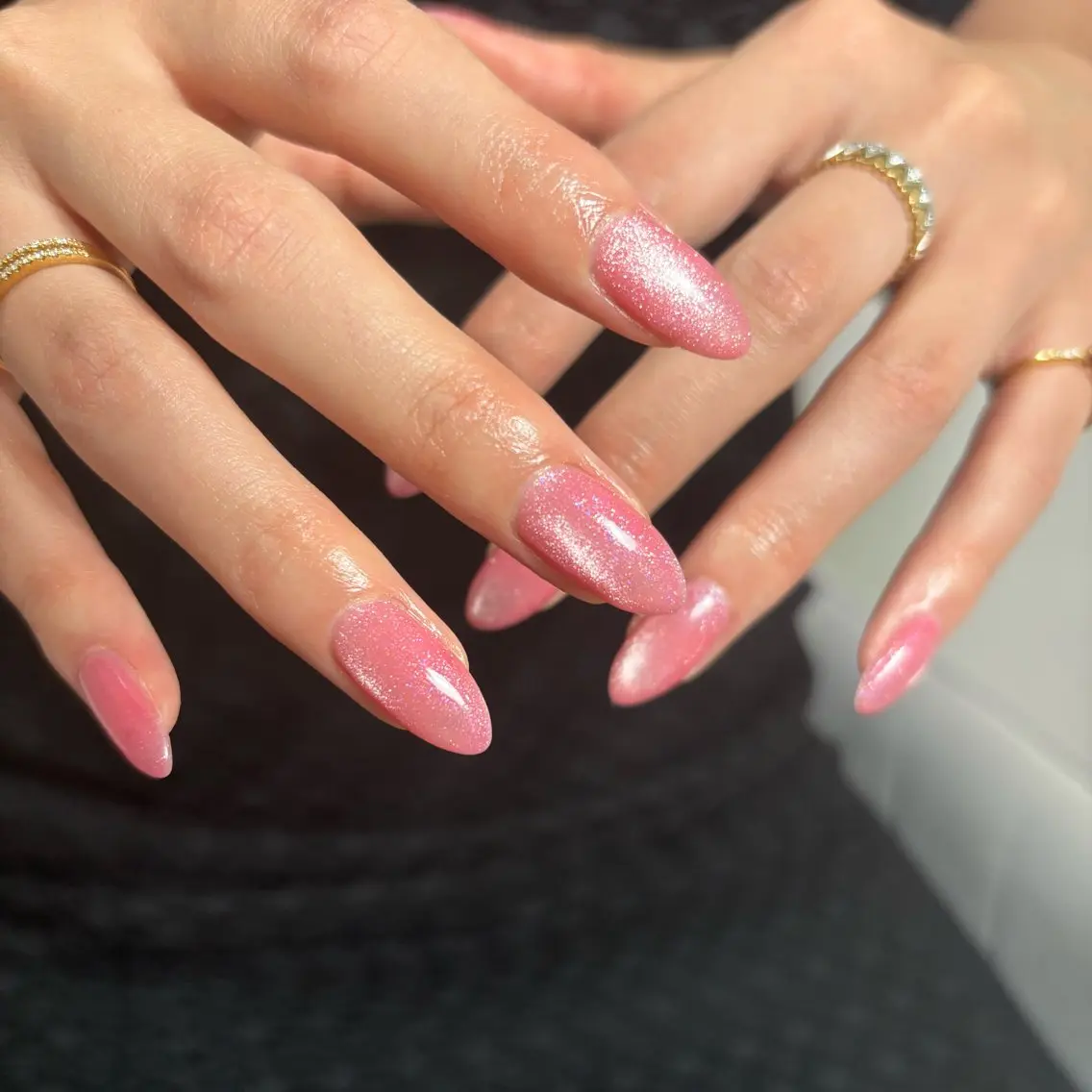 ネイル マグネットネイル ワンカラーネイル ハンドネイル hazuki / Salon Biのネイルデザイン
