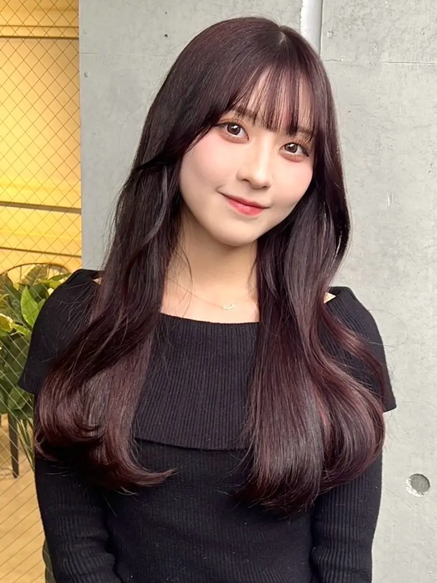 セミロング カラー ベージュカラー ピンクカラー ピンクベージュ カット ヘアカラー トリートメント 美髪矯正🫧艶髪特化 🫧関口太郎のヘアスタイル