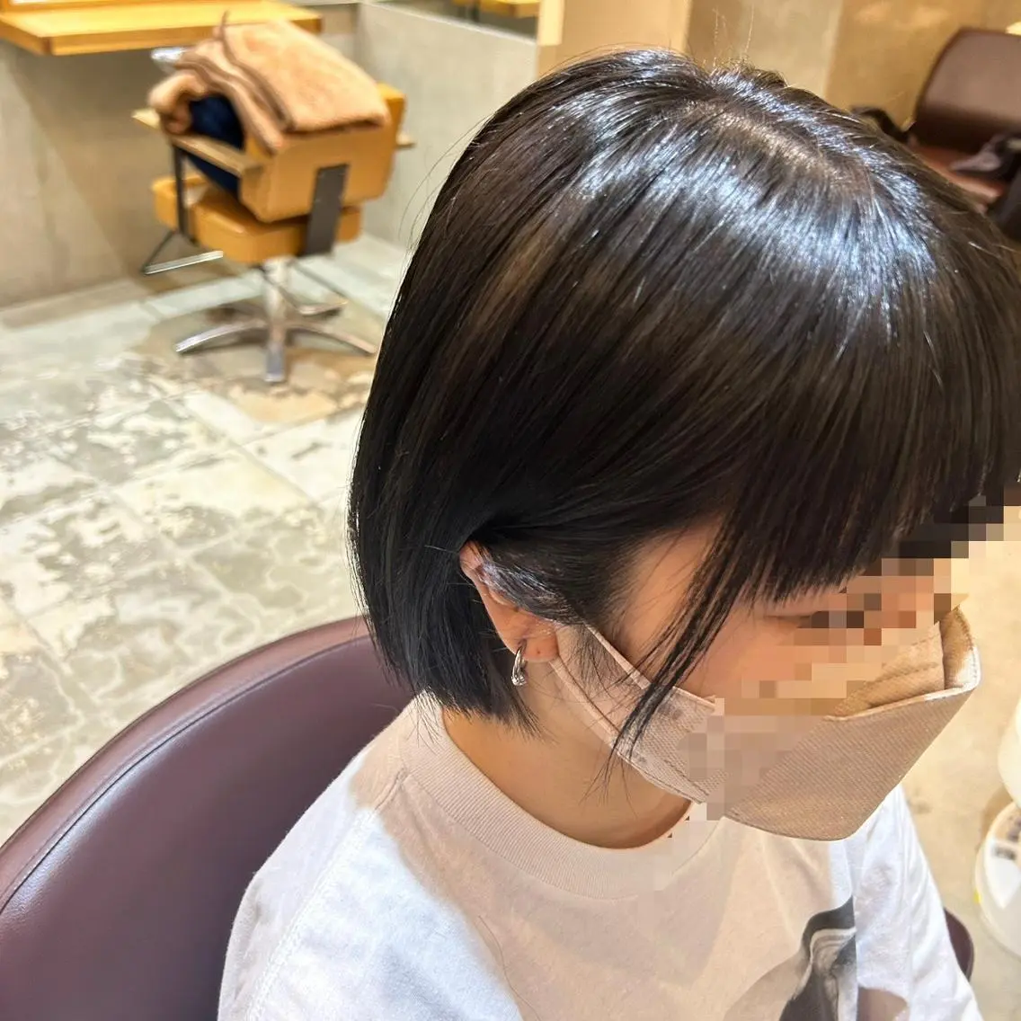 ショート カラー カット ヘアカラー トリートメント 若狭 彩花のヘアスタイル
