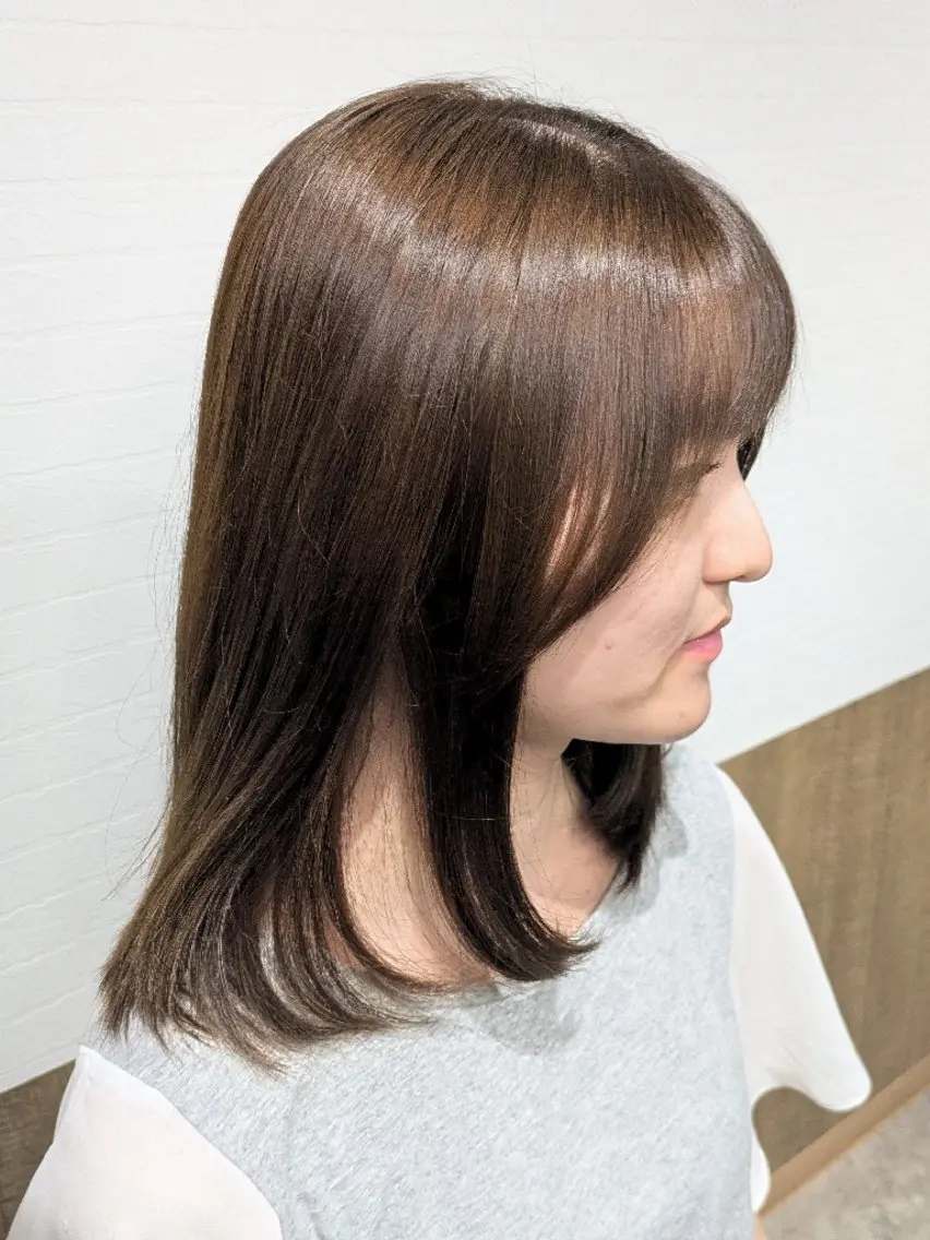 【就活・実習対策・医療関係】しっかり暗髪カラー＋超音波2stepトリートメントの写真
