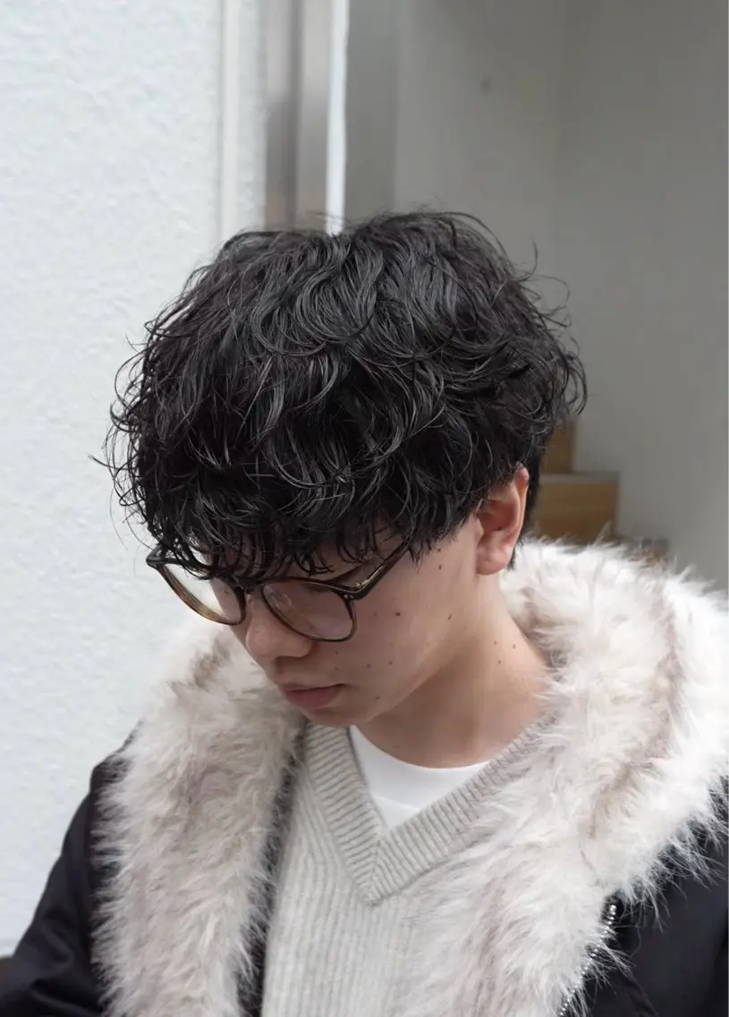【🔥期間限定特別価格🔥】メンズパーソナルカット＋シャドウパーマor波巻きパーマの写真