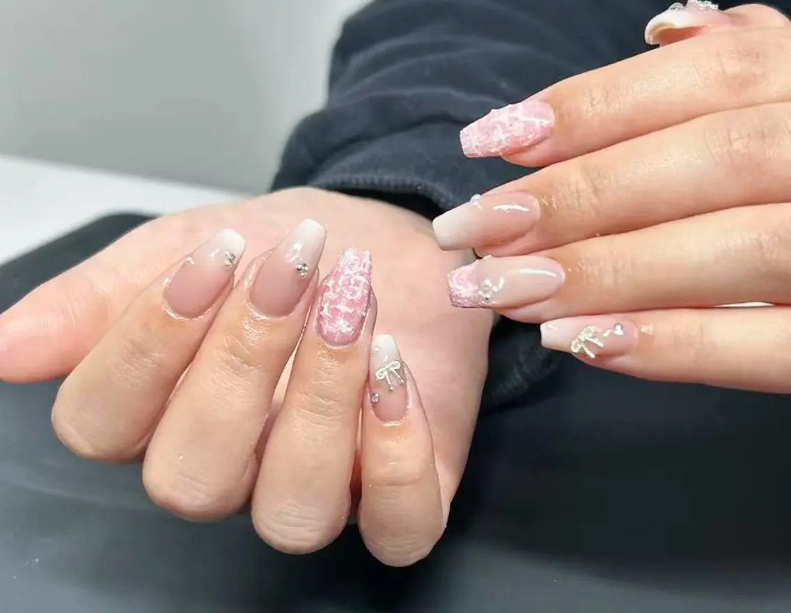 ネイル スカルプネイル シンプルネイル ハンドネイル ハンドケア Lu nailsalonのネイルデザイン