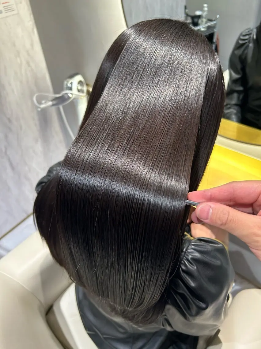 カラー ヘアカラー 山口 鈴のヘアスタイル