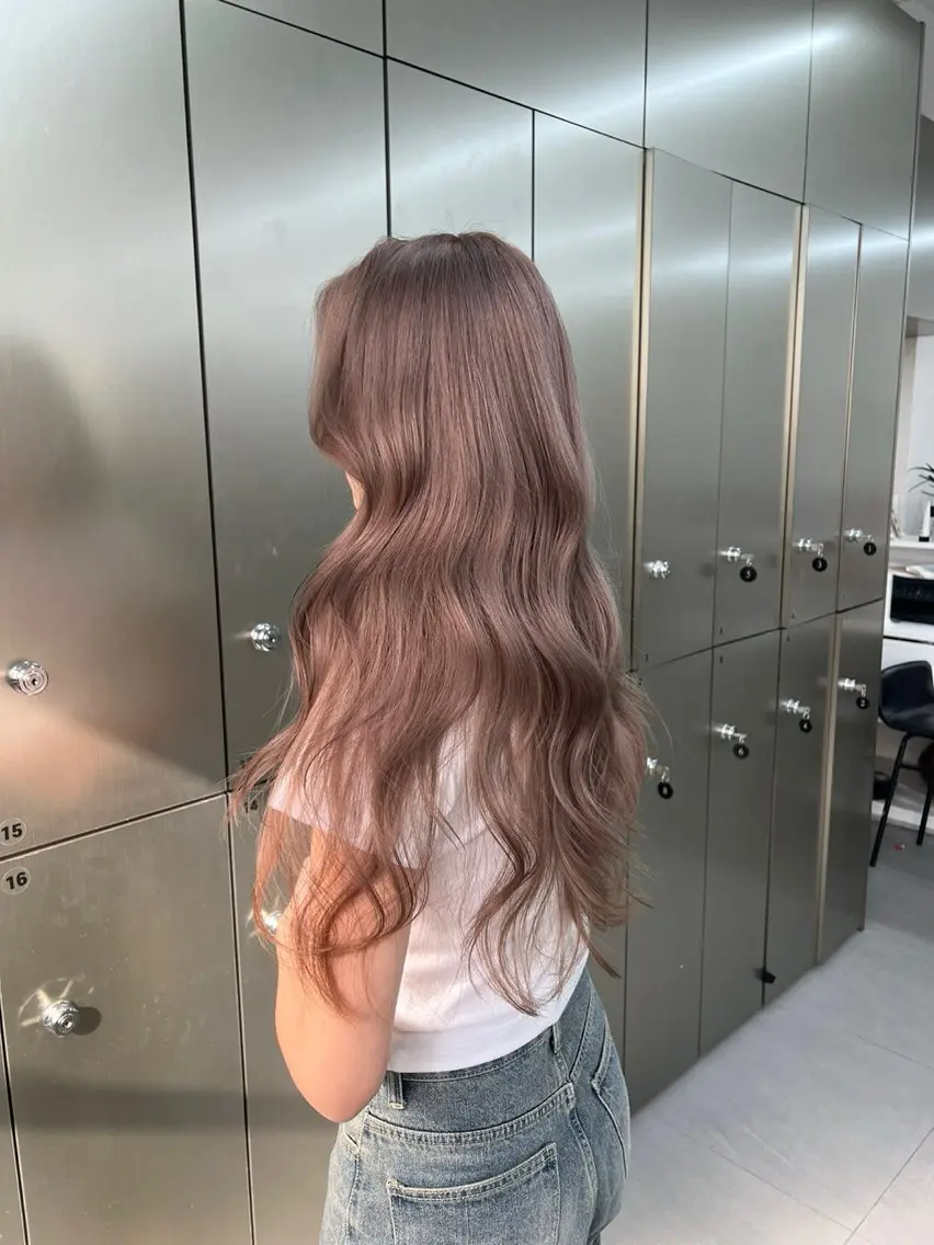 ロング カラー エクステ 韓国風ヘア 🎀韓国スリムタッキ 羽エクステ🎀kiiのヘアスタイル
