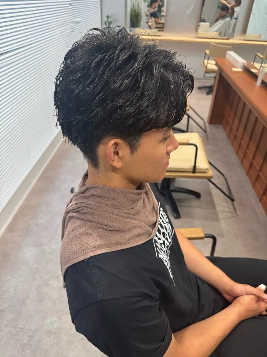 パーマ メンズ フェザーパーマ メンズパーマ Keito / walt名駅店のヘアスタイル