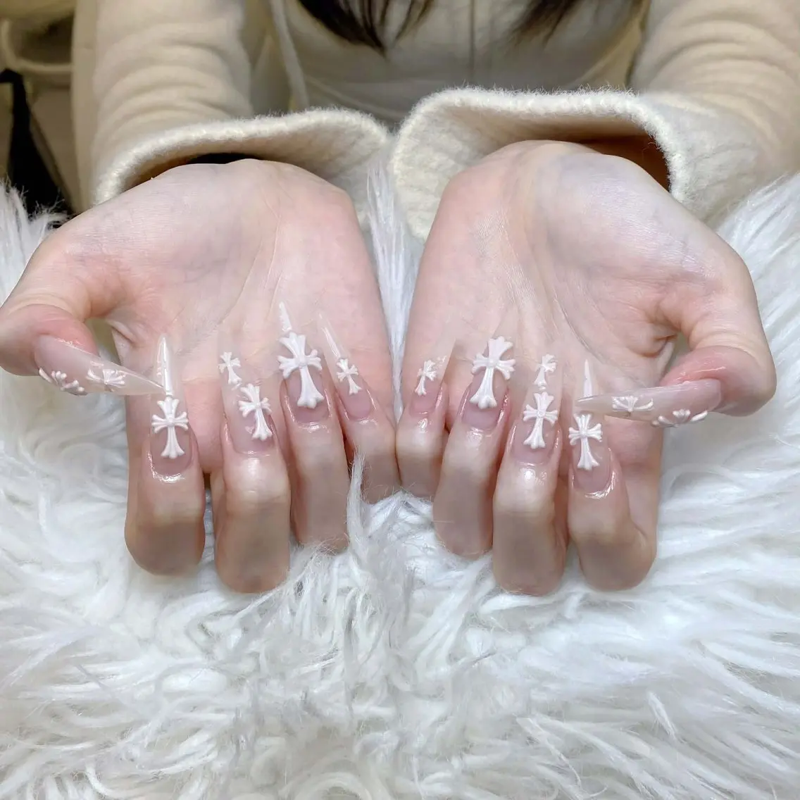 ネイル ハンドネイル Anh ゴテゴテネイルのネイルデザイン
