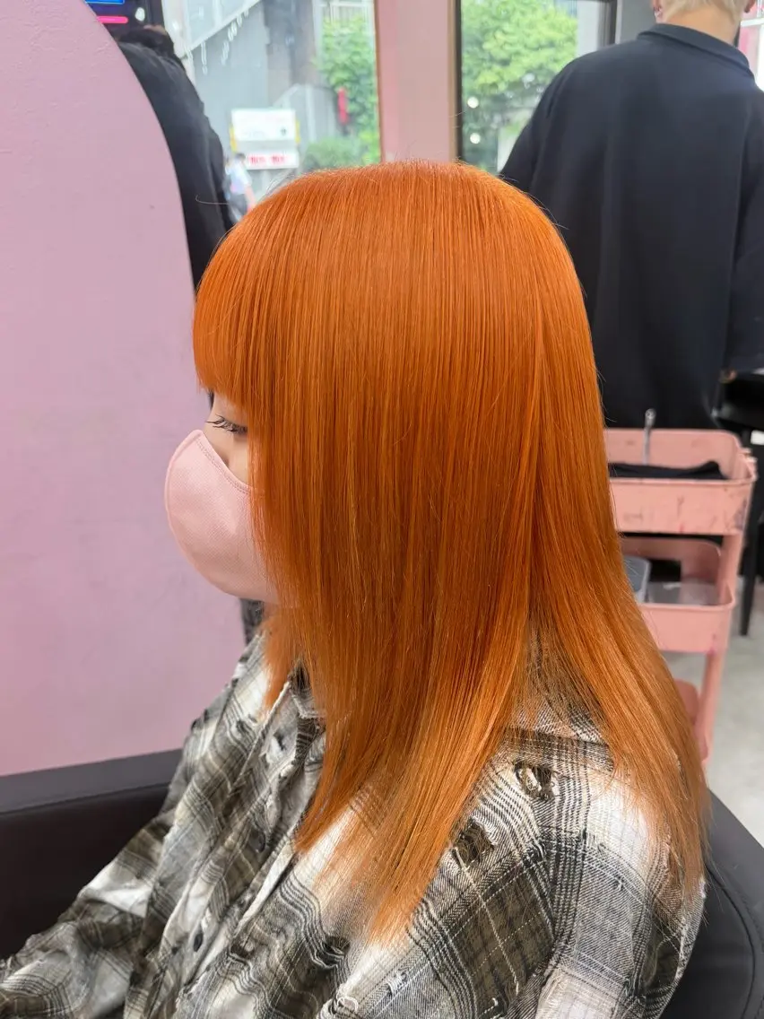 ロング カラー 【暖色カラー+色持ち 重視】💟まなみのヘアスタイル
