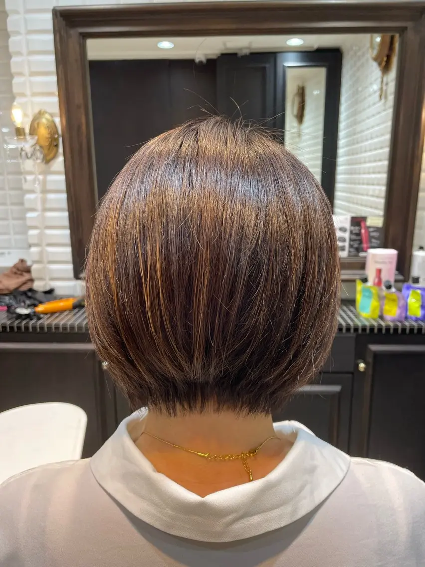 ショート Lupinus中田 パーマモデル募集中のヘアスタイル