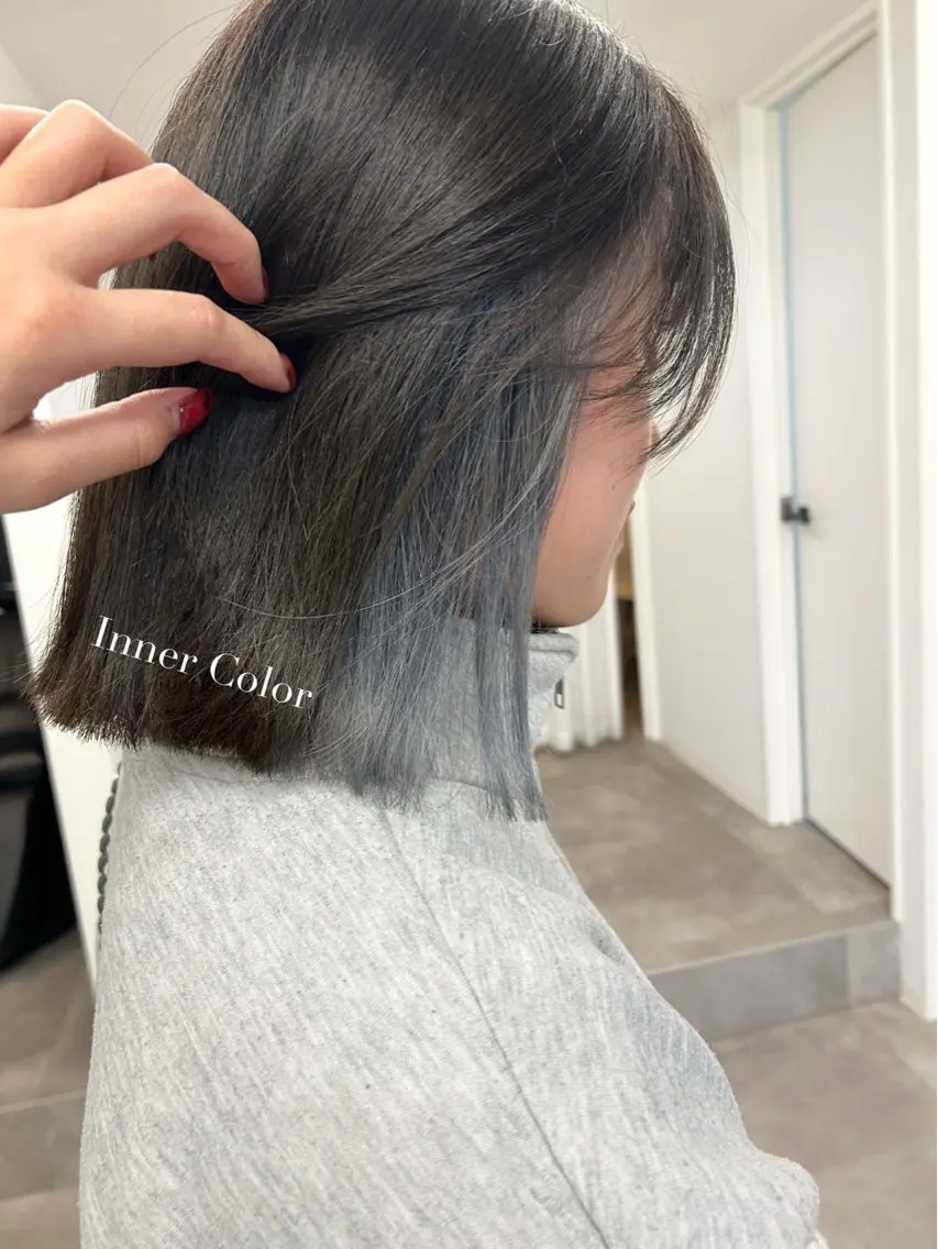 ミディアム カラー オレンジ カット ヘアカラー 暖色･似合わせカラー (廣石沙英🎀)のヘアスタイル
