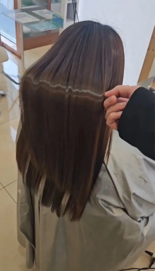 ロング 縮毛矯正 🎈カラーエステ 🎈通事  啓人のヘアスタイル