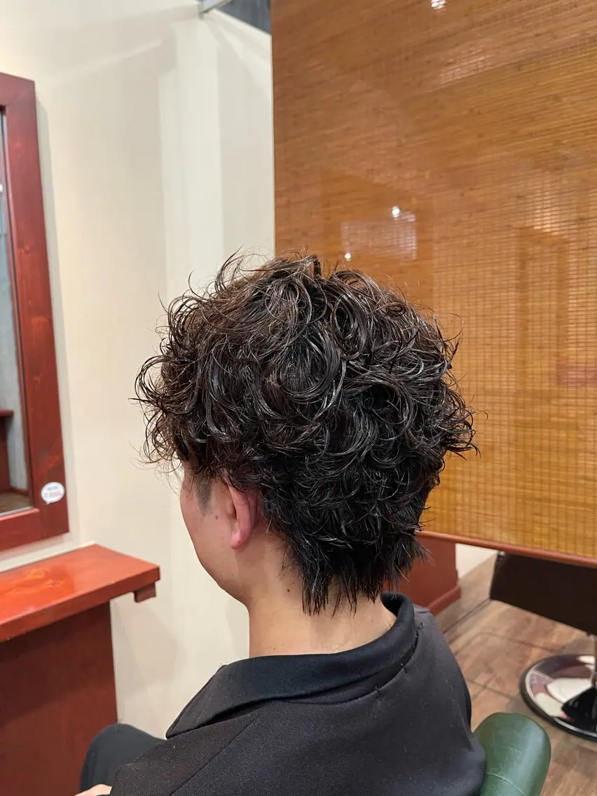 ショート パーマ カット パーマ テライ ケイショウのヘアスタイル