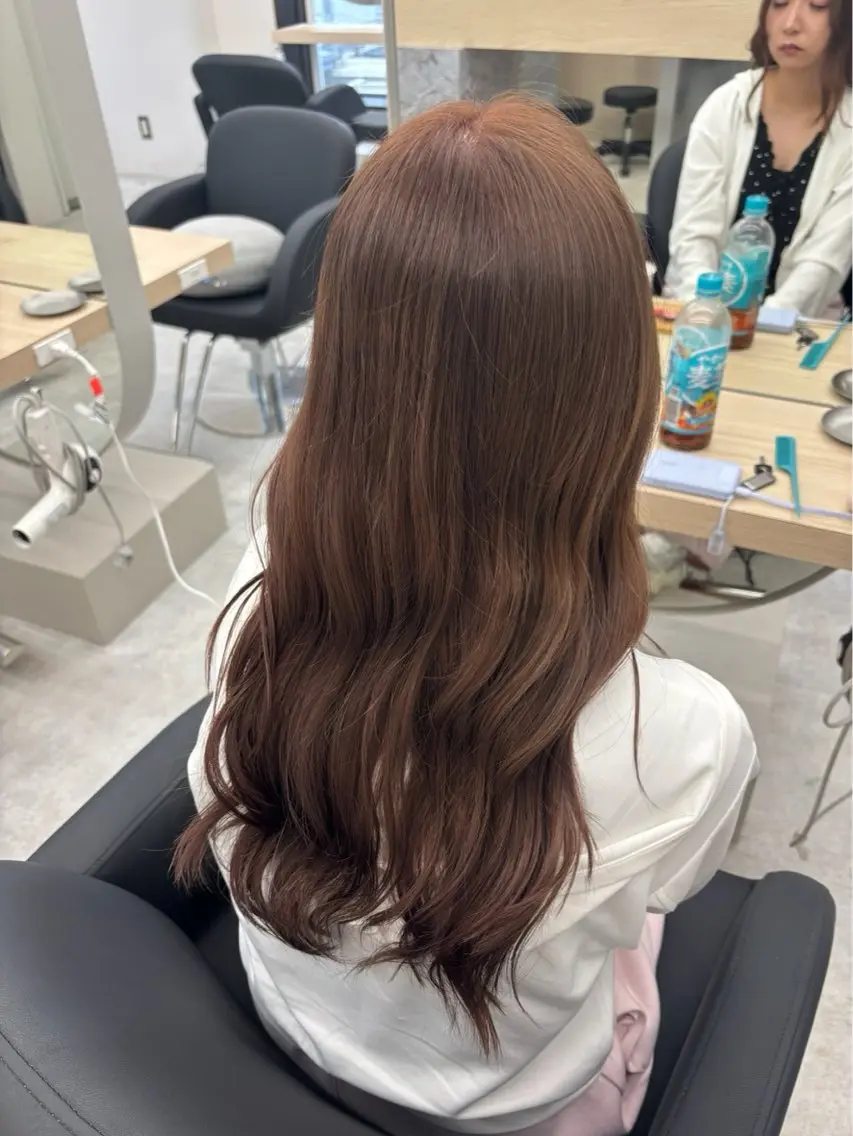 ロング カラー カット ヘアカラー EIGHT 札幌 👶🏼AiRI💋のヘアスタイル