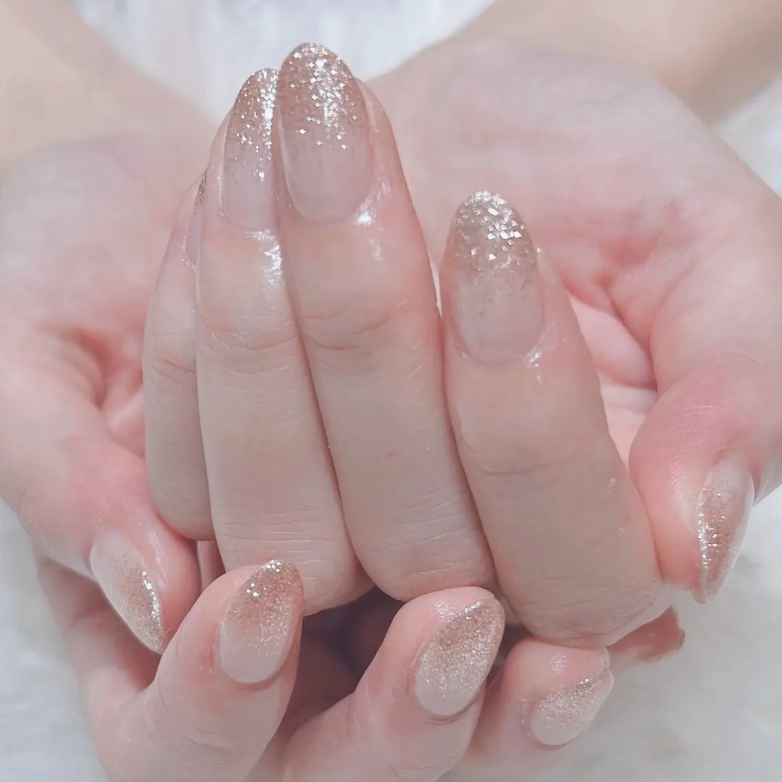 ネイル グラデーション ラメ(グリッター) ラメグラデーション Lily仙台♡ KAORIのネイルデザイン
