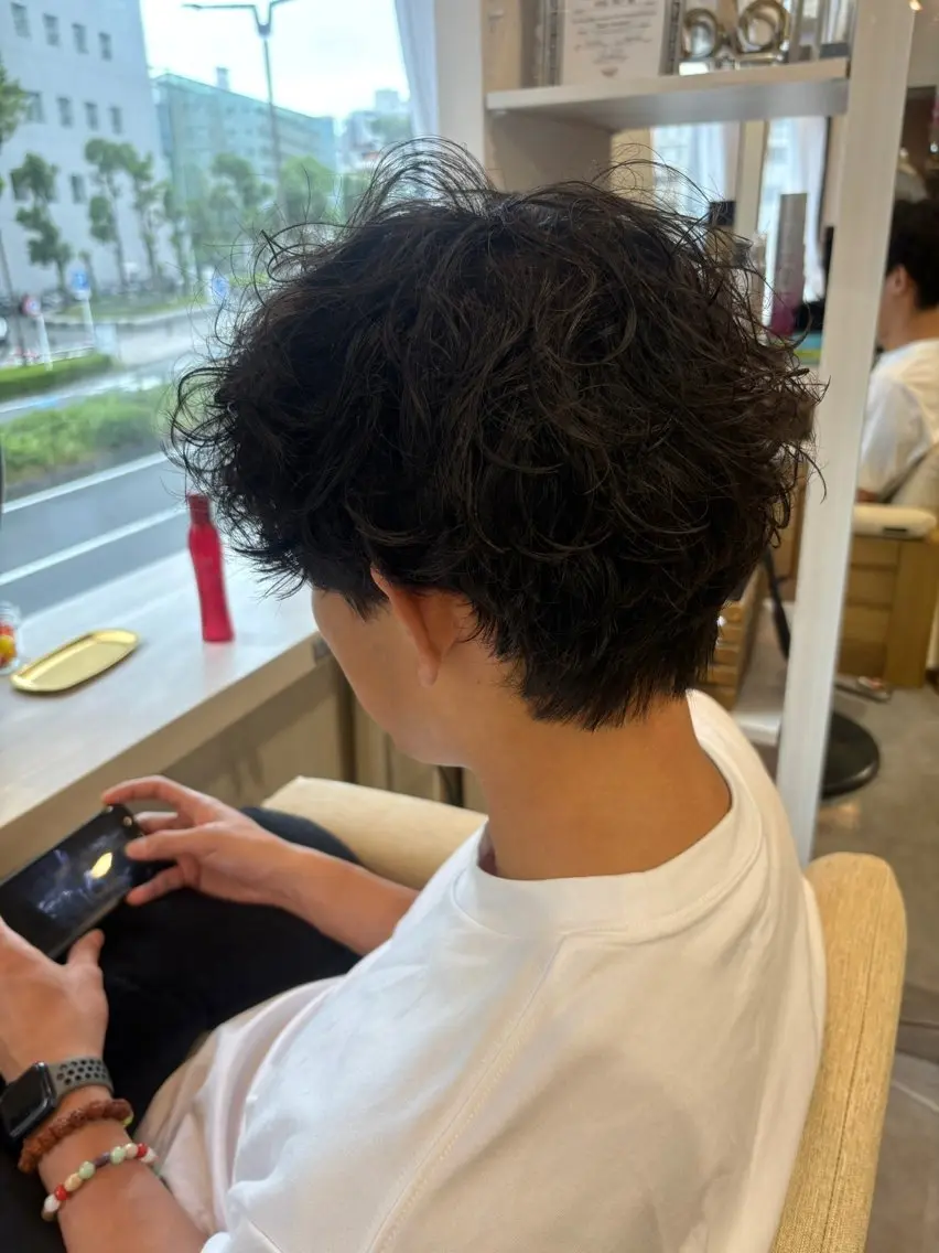 ショート カット パーマ トリートメント 🍊美容室TU. LUCE／コン🍊のヘアスタイル