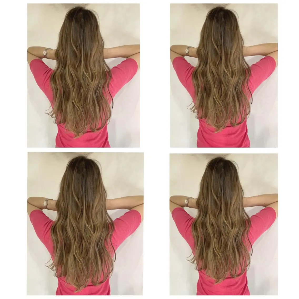 ロング カラー アッシュ バレイヤージュ ブリーチ デザインカラー グレージュ カット ヘアカラー 京都大人女性ショート 徒歩1分/秋山のヘアスタイル