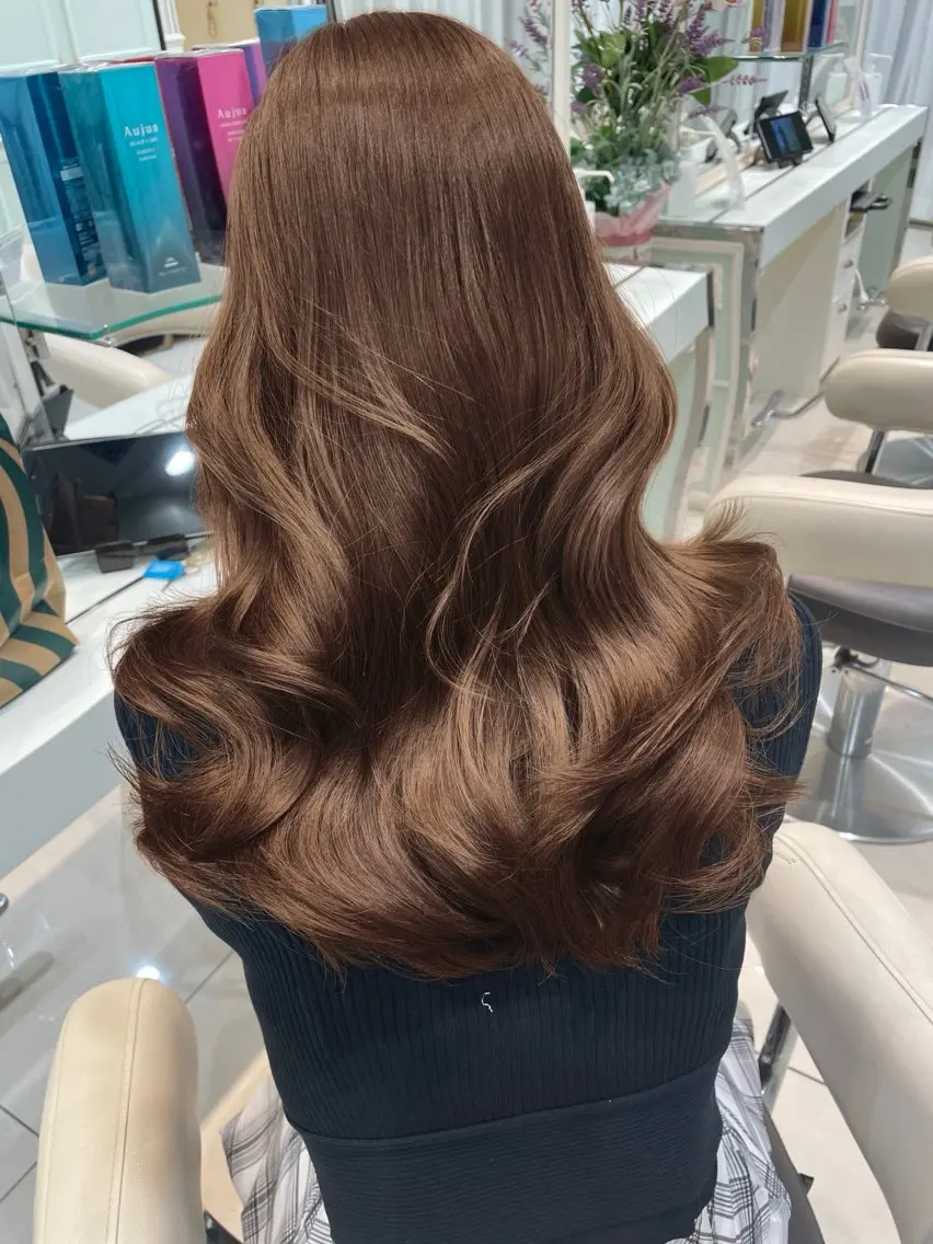 ロング カット ヘアカラー トリートメント ♡大人カワイイ hair♡徳井はやとのヘアスタイル