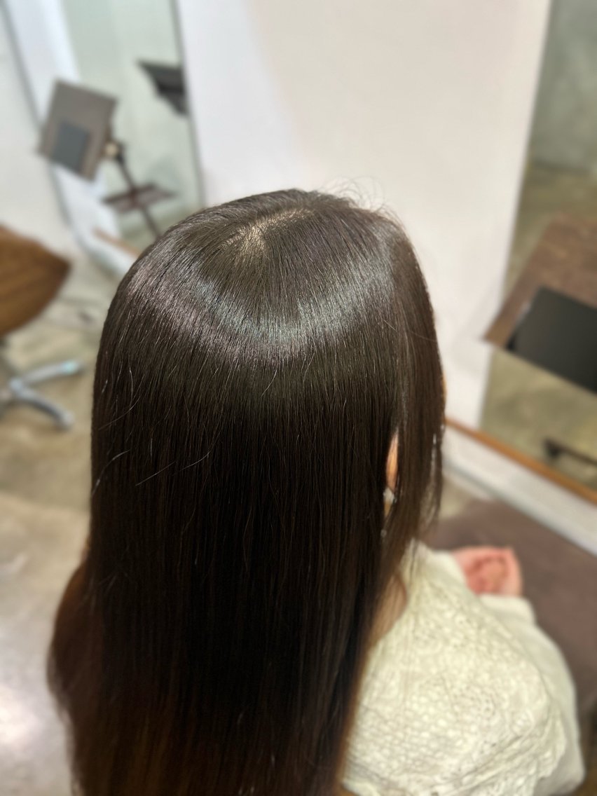 縮毛矯正 中台 まゆのヘアスタイル