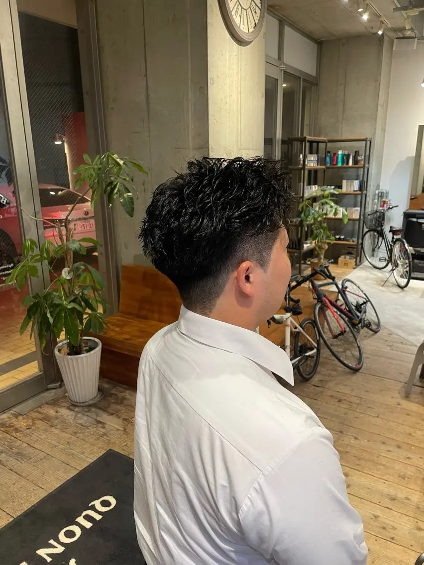 ショート カラー メンズ 森長 マコトのヘアスタイル
