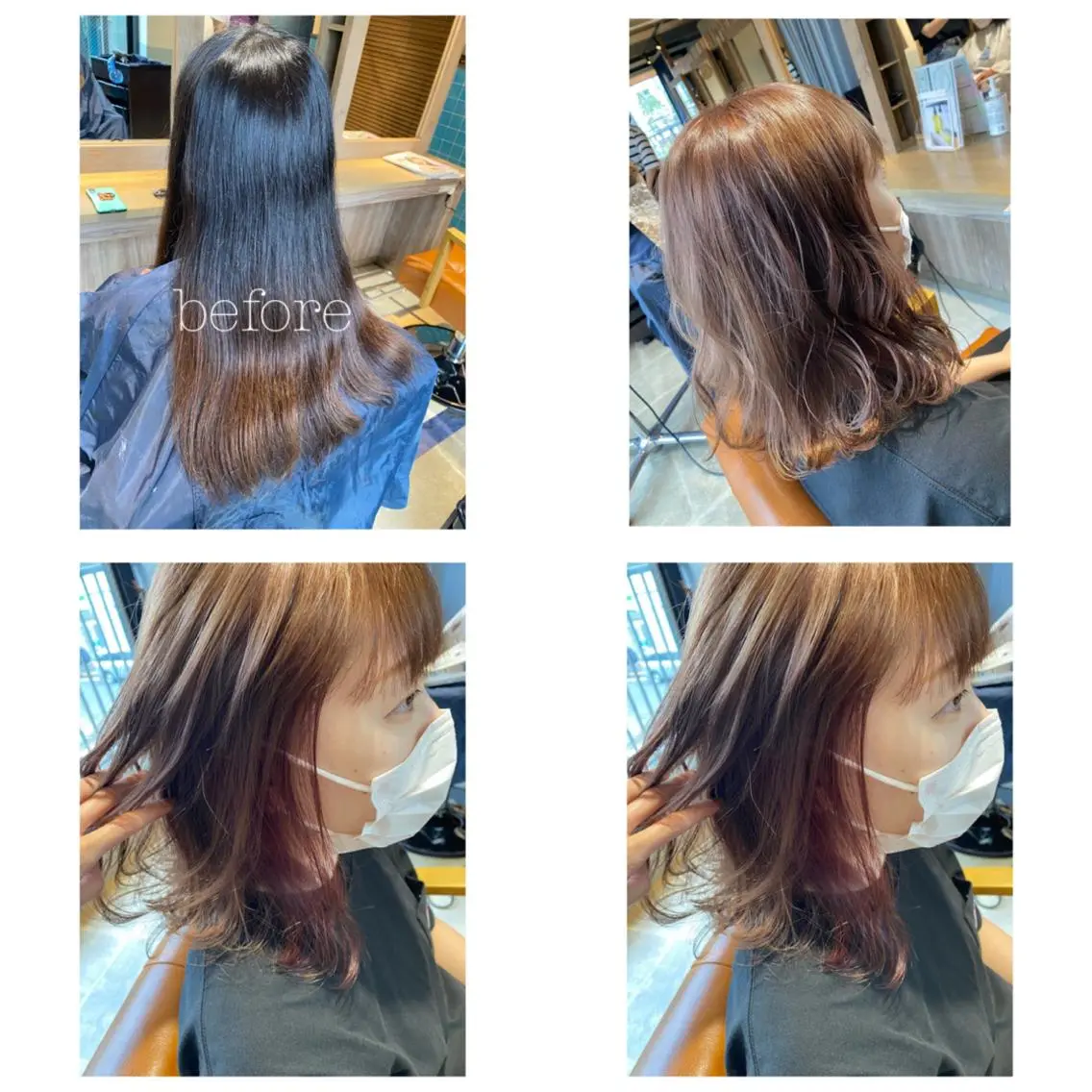 カラー カット ヘアカラー 🩵盛れる顔周りヘア EMI🩵のヘアスタイル