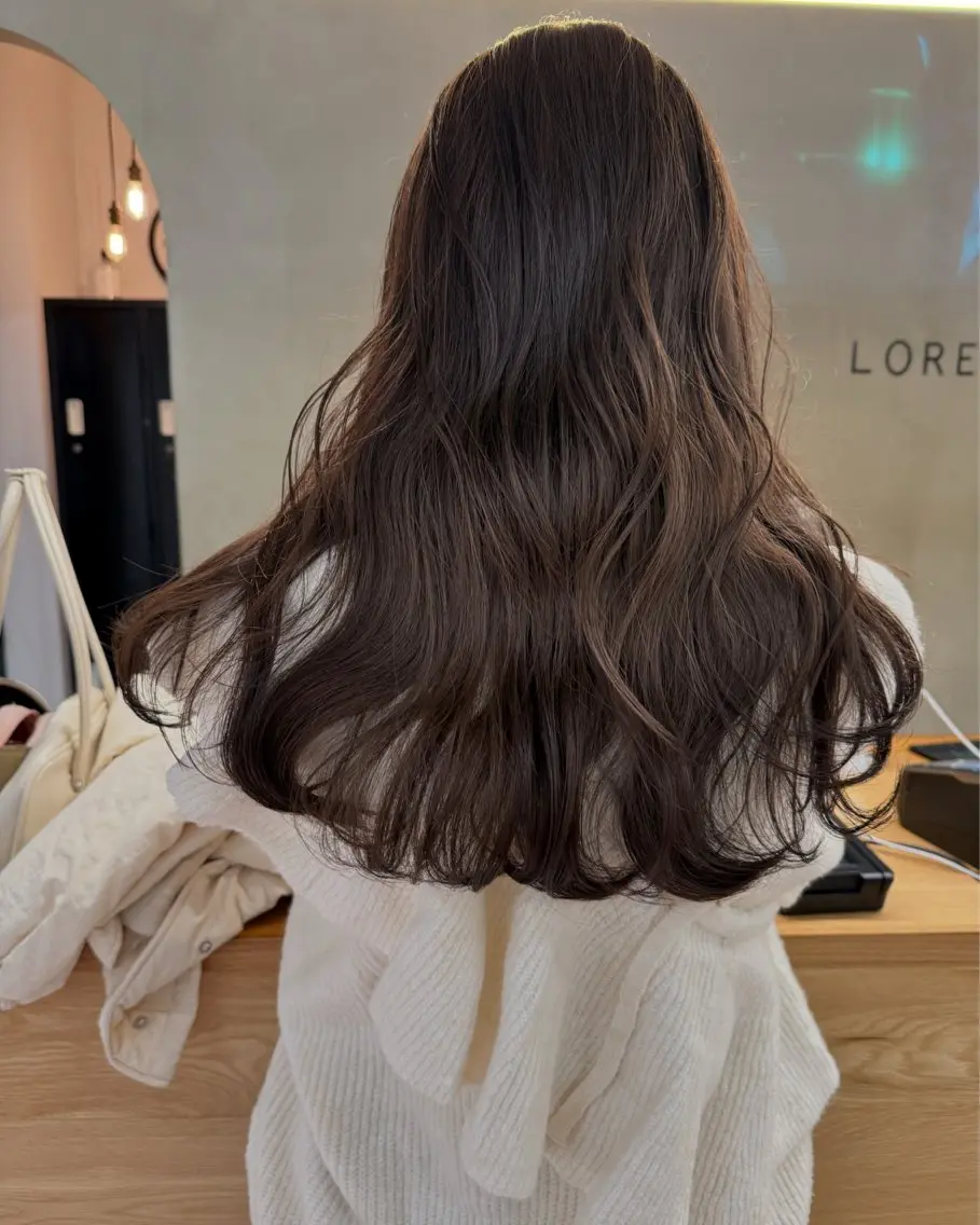 ロング 透明感カラー ラベンダー🤍エリコのヘアスタイル