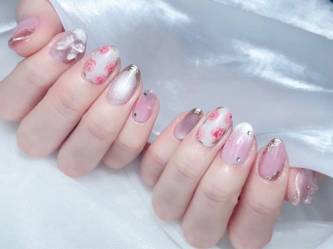 ネイル 🎀M nails✨ ビューティーのネイルデザイン