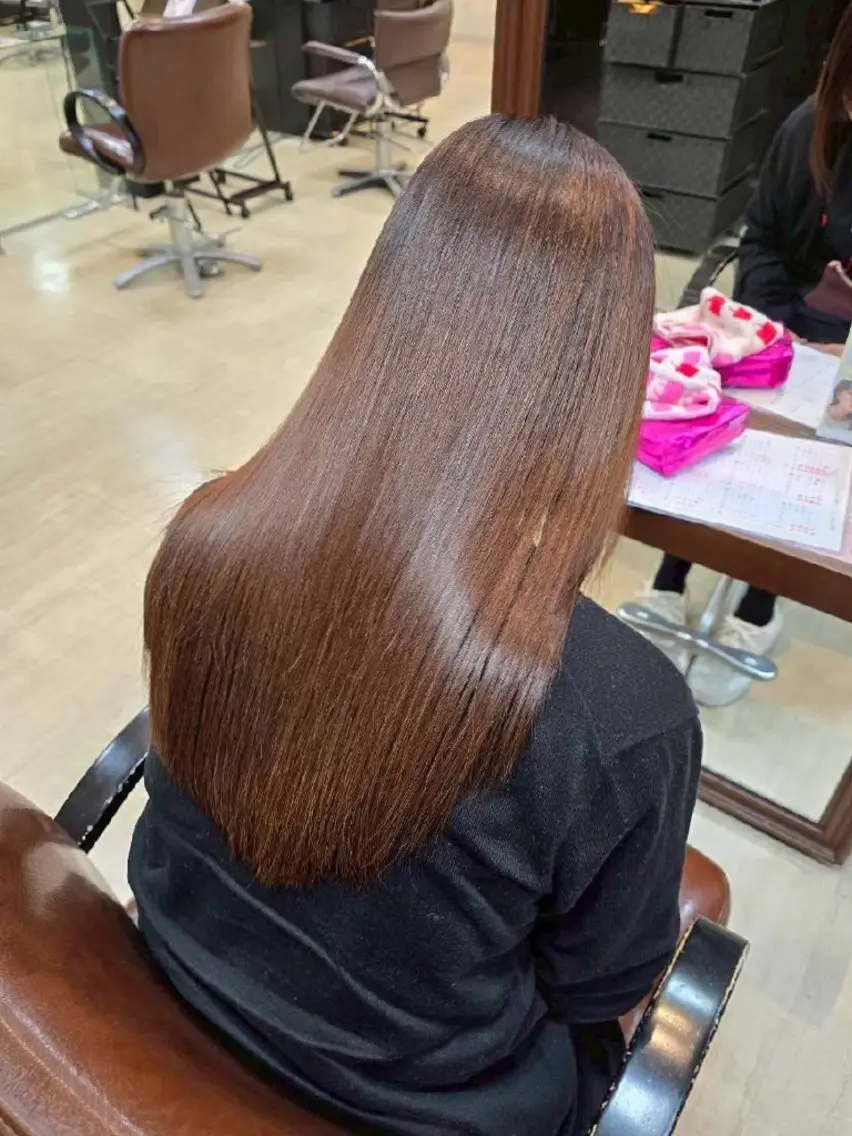 ロング 縮毛矯正 トリートメント ️🫧髪質改善/縮毛 矯正/寺西紗友望🫧のヘアスタイル