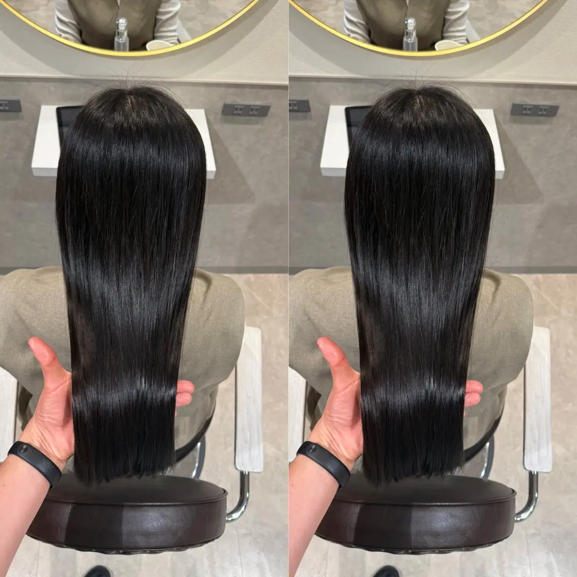 セミロング カラー カット ヘアカラー トリートメント 髪質改善カラー/銀座 /縮毛矯正/森田のヘアスタイル