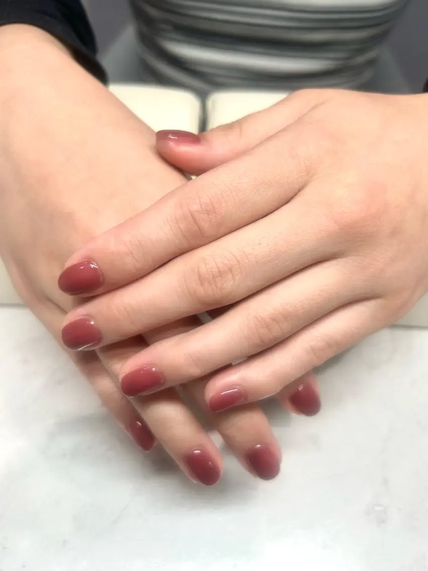 ネイル ピンク Ada  立川 Rinのネイルデザイン