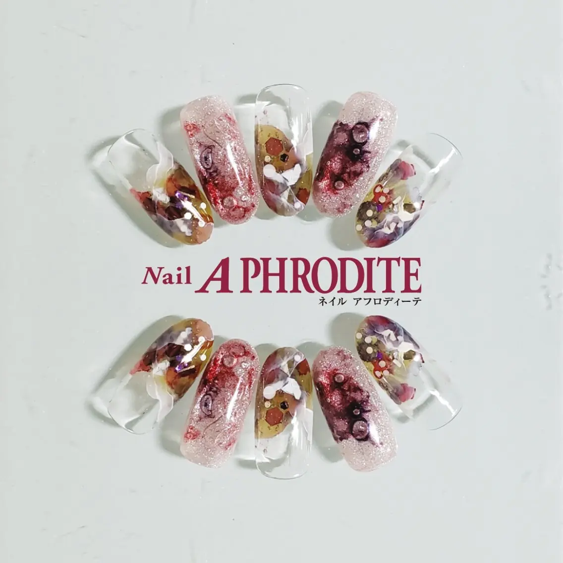ネイル ジェルネイル ニュアンスネイル スカルプネイル ソフトジェル ネイルチップ Nail Aphroditeのネイルデザイン