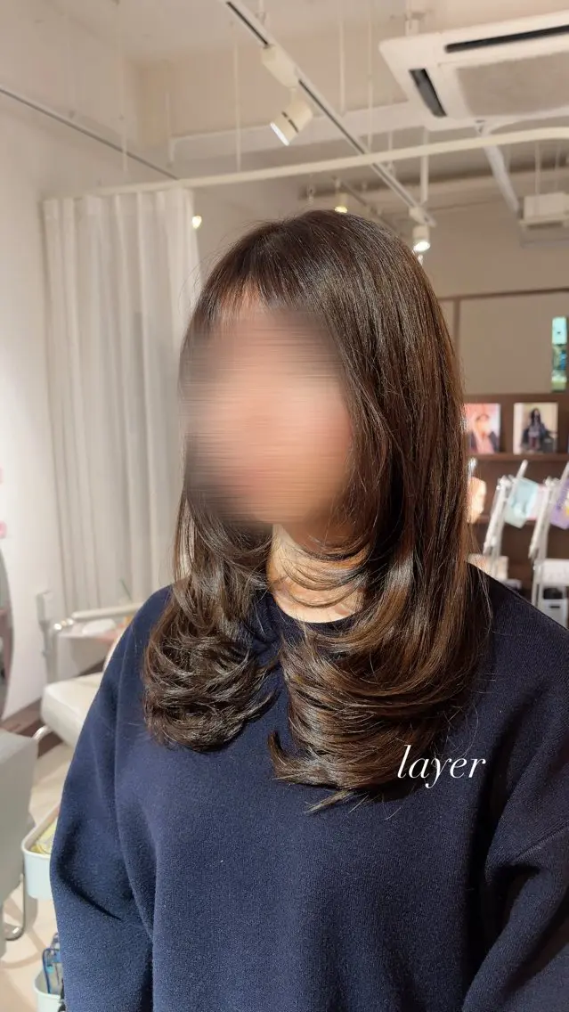 ロング カット melca. Amiのヘアスタイル