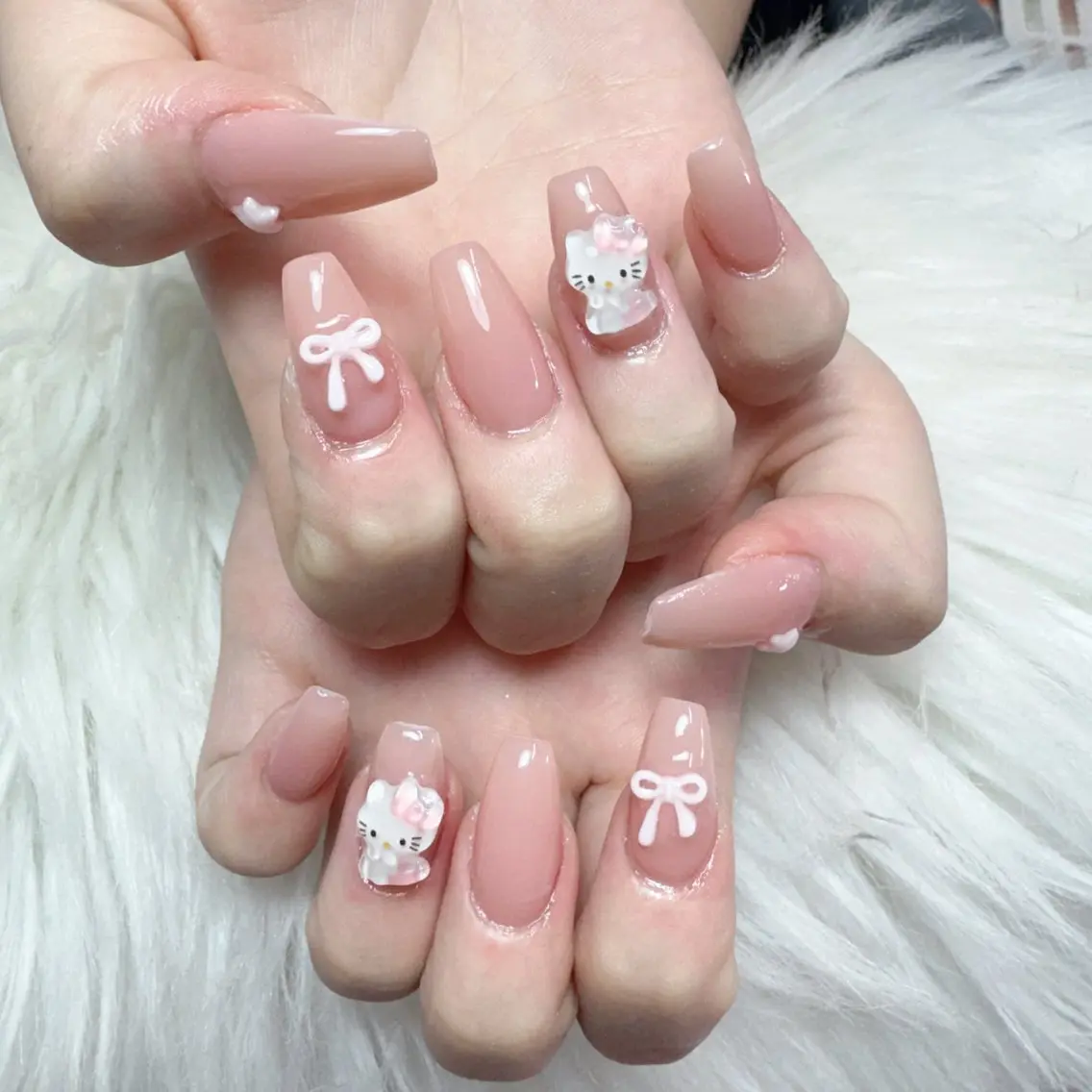 ネイル ハンドネイル 🎀nana🫧 ワンホンネイル🎀のネイルデザイン