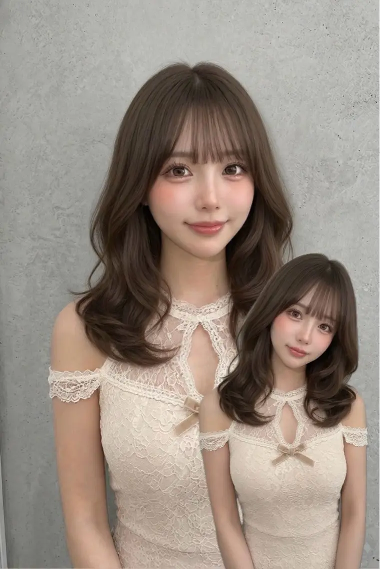 🇰🇷レイヤーカット🇰🇷+1stepトリートメント付🧴🤍 /韓国/髪質改善の写真