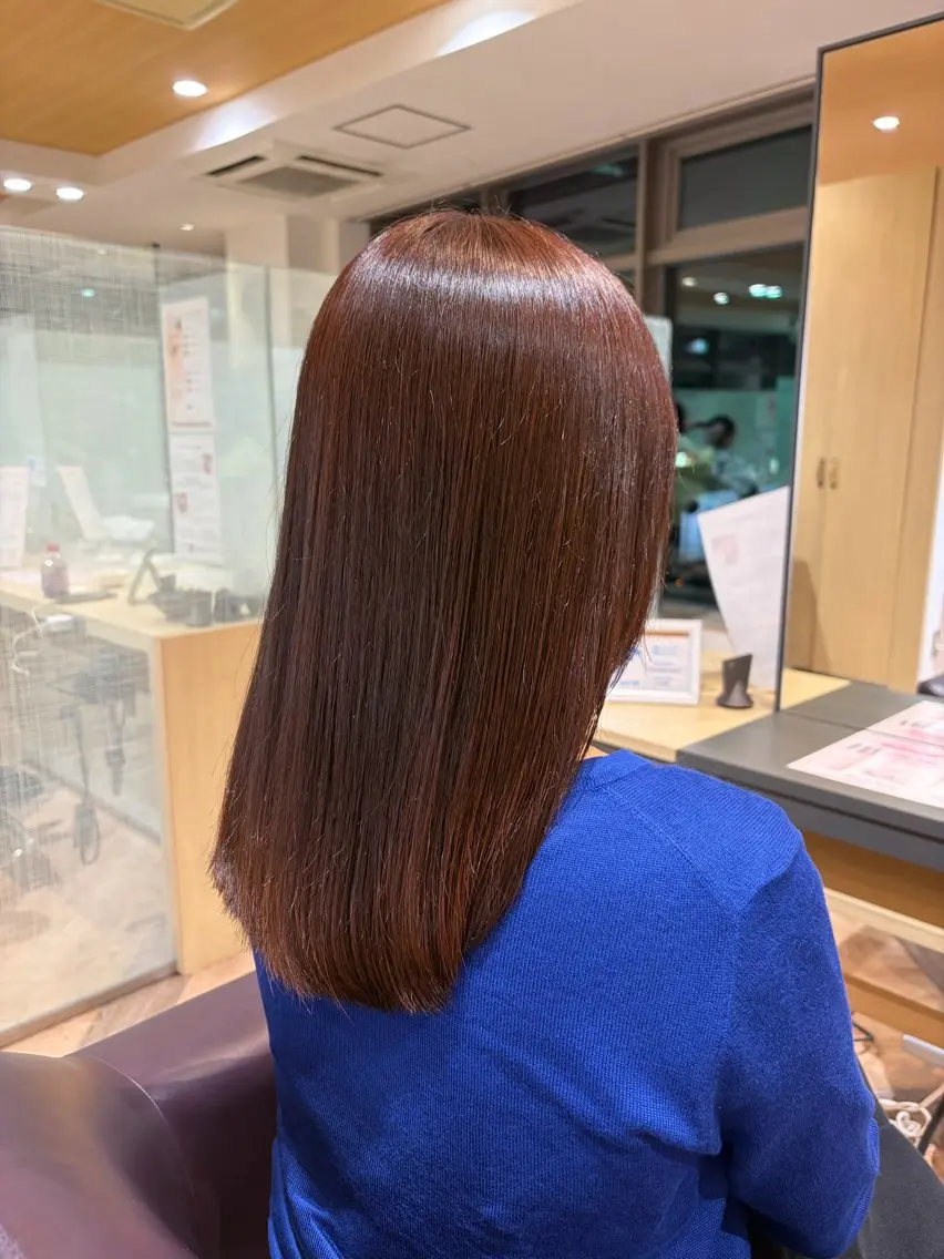 カラー ブラウンカラー ピンクカラー ヘアカラー 菊地 楓のヘアスタイル