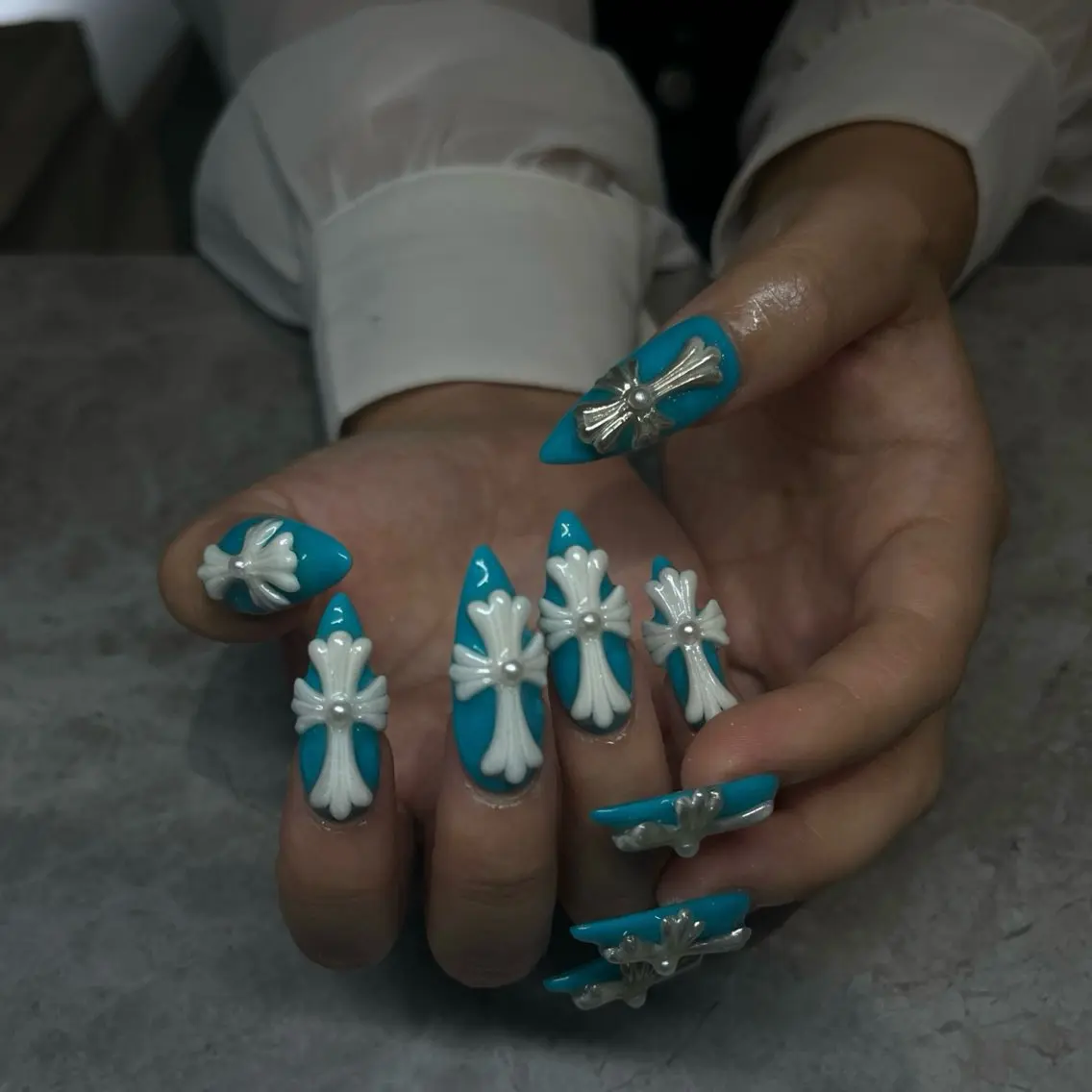ネイル ハンドネイル IROHA nail Ami🐊🎀のネイルデザイン