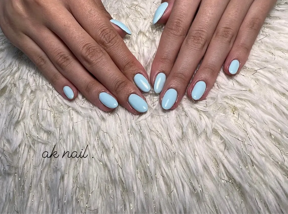 ショート ネイル ハンドネイル ak nail .のネイルデザイン