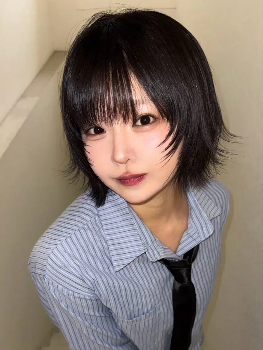 ショート カット トリートメント ウルフカット/ボブ りなのヘアスタイル