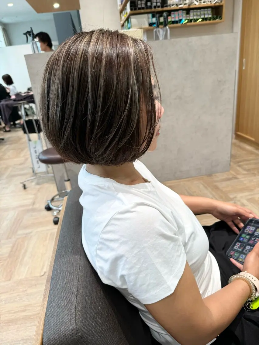 ショート カラー カット ヘアカラー 田中 洸樹のヘアスタイル