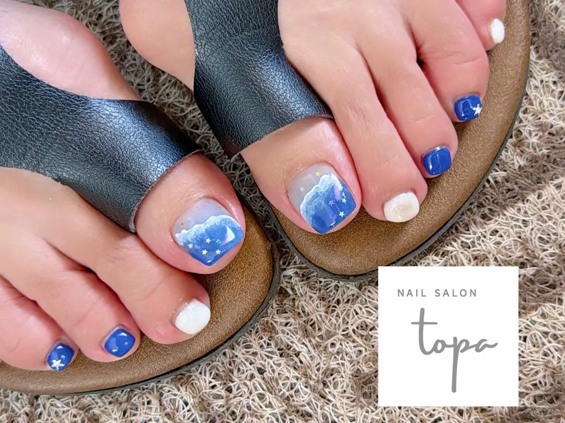 ネイル アートネイル フットネイル nail salon topaのネイルデザイン