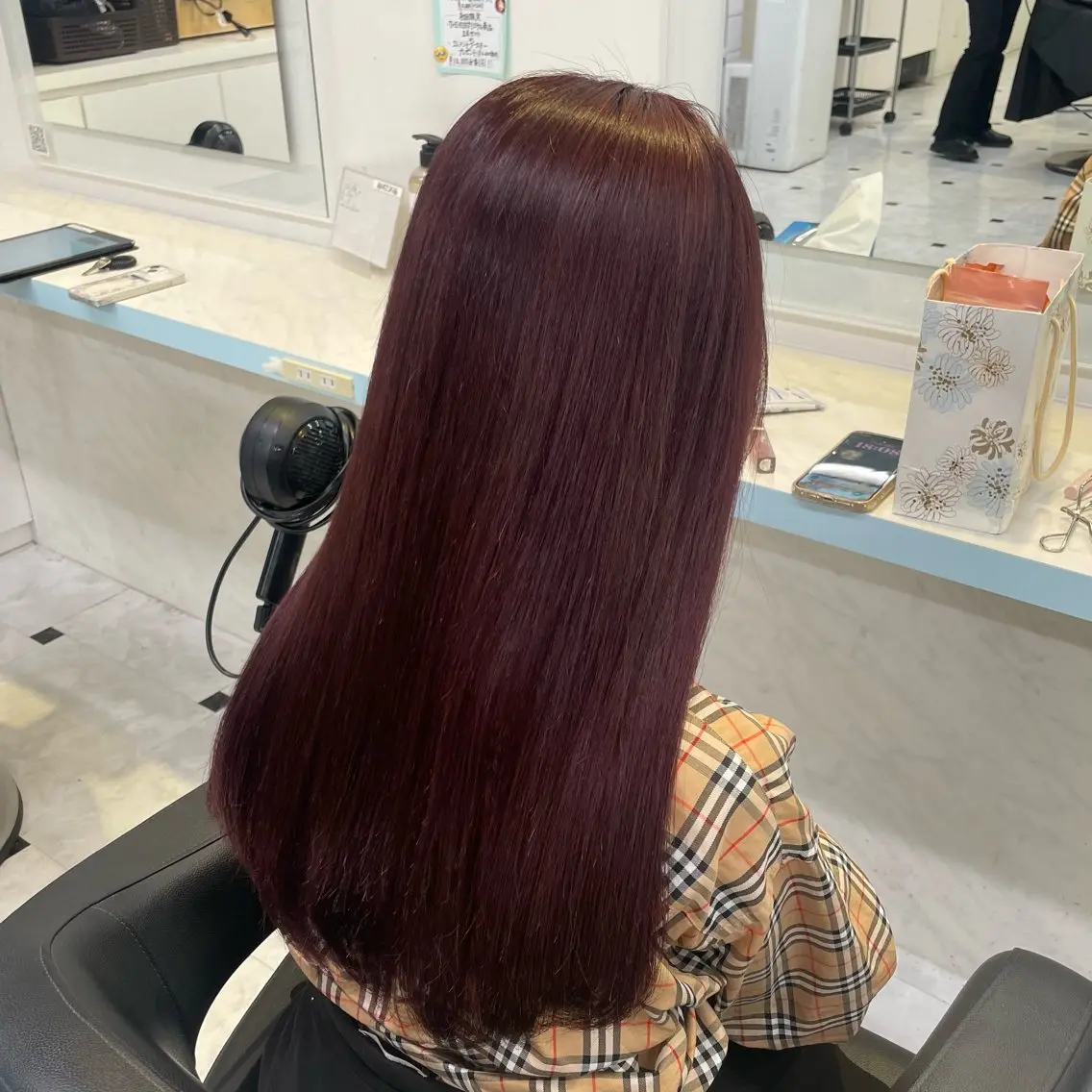 カラー ヘアカラー トリートメント 🎀ツヤ髪✖︎ 暖色🎀RYUKAのヘアスタイル