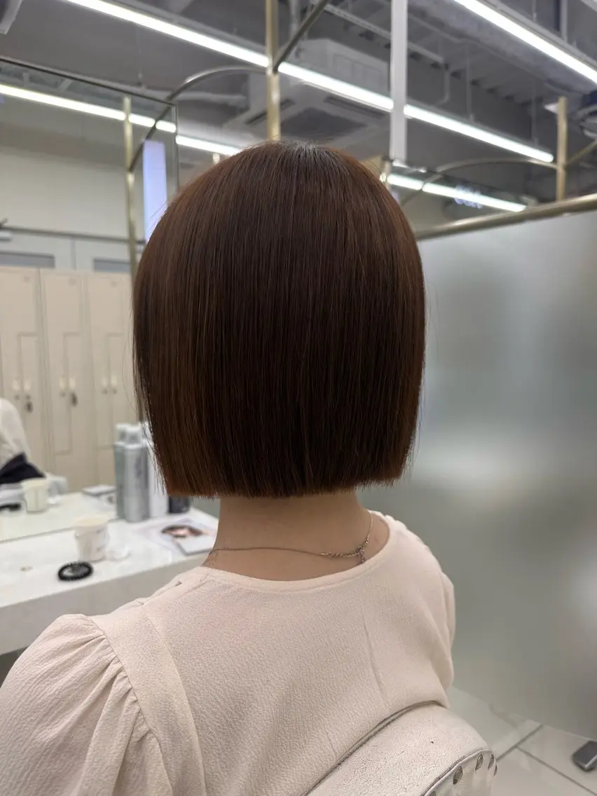 ショート ボブ 乾かすだけでまとまる ボブ🌿COAさちのヘアスタイル