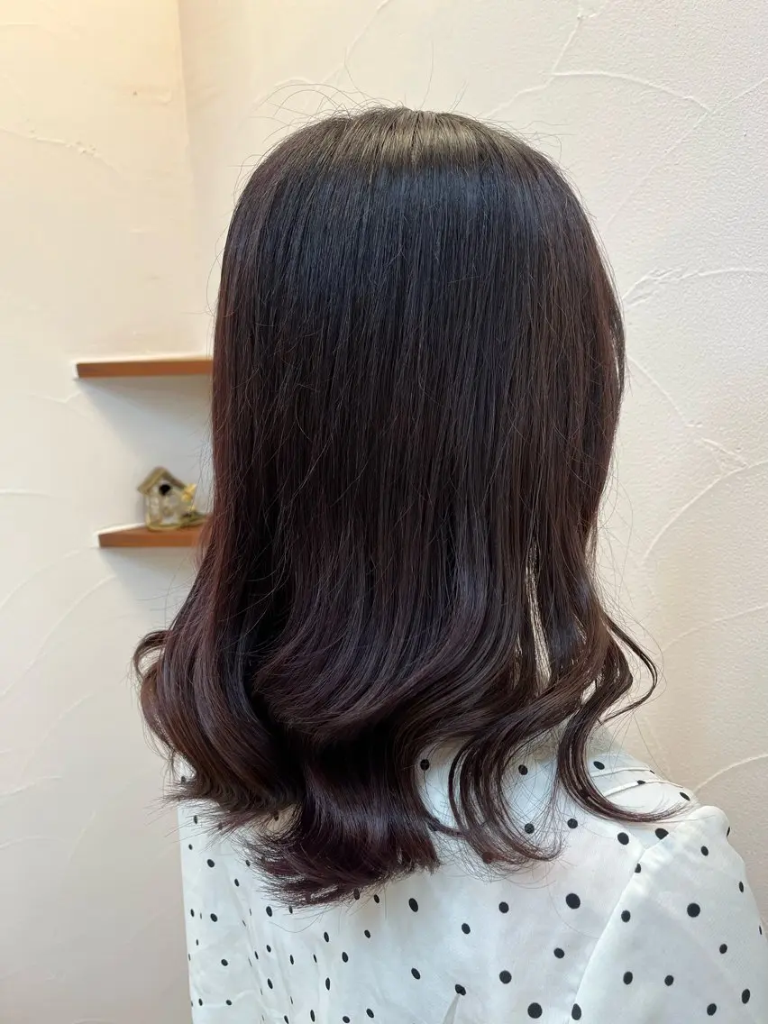 カラー ラベンダーカラー ラベンダーピンク ピンクカラー ヘアセットモデル/ kotohaのヘアスタイル