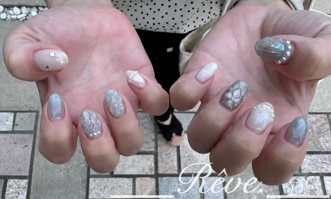 ネイル ハンドネイル Reve. 黒澤のネイルデザイン