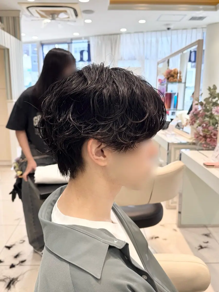 パーマ メンズ 【𝐀𝐬𝐡-池袋 】ひな💭🎀のヘアスタイル