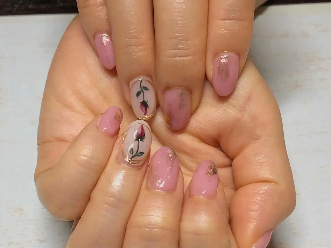 ネイル 𖡼 yumenoのネイルデザイン